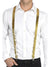 Adults Gold Sequin Costume Suspenders - Main Image