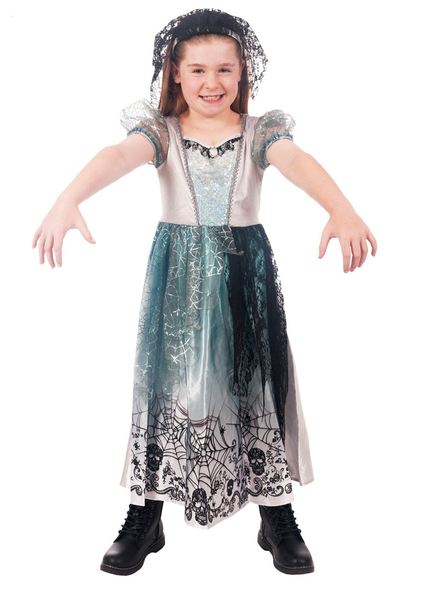 Gothic Bride Girls Halloween Costume - Main Image