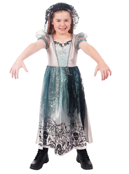 Gothic Bride Girls Halloween Costume - Main Image