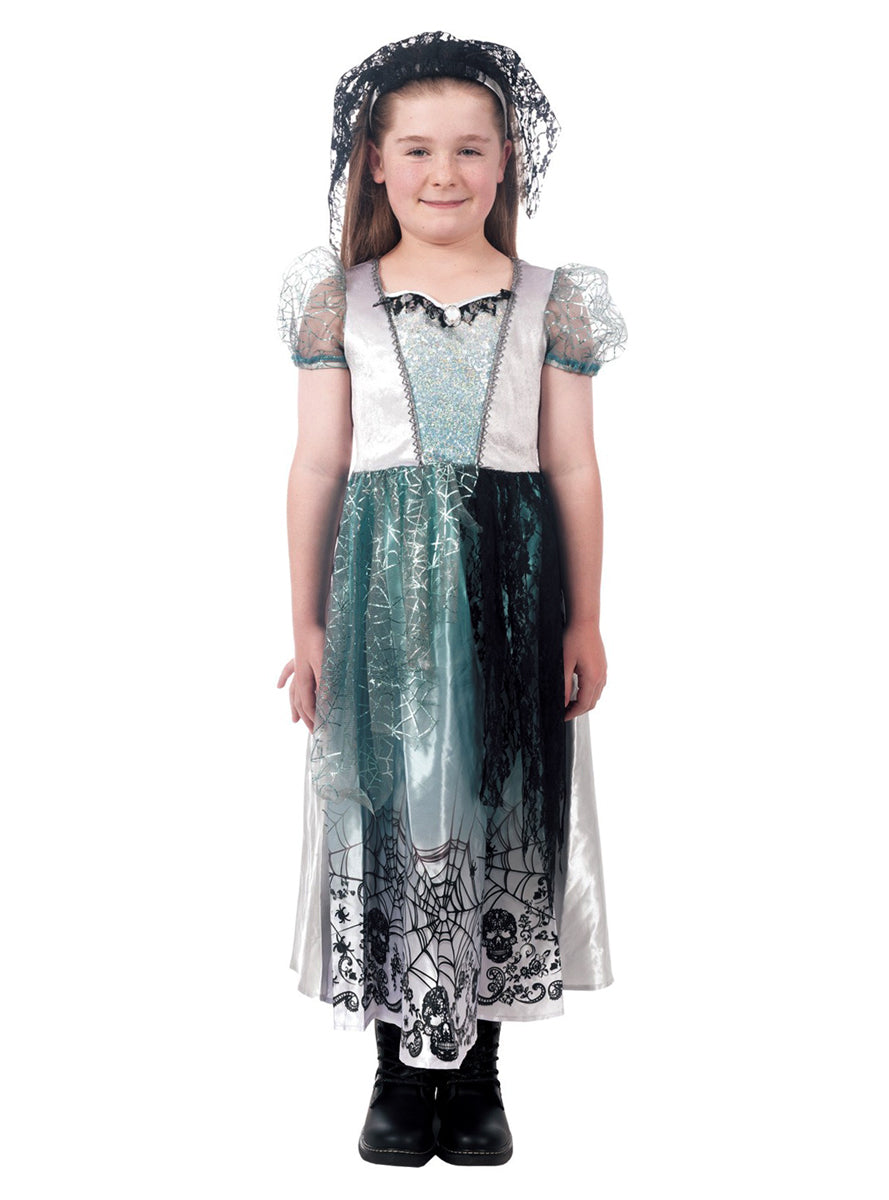 Gothic Bride Teen Girls Halloween Costume - Alternative Image 3