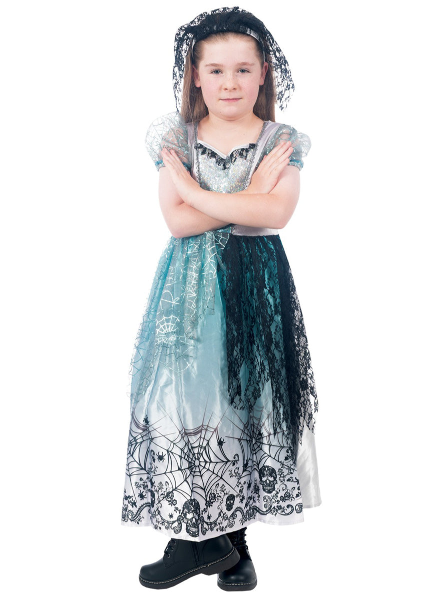 Gothic Bride Teen Girls Halloween Costume - Main Image