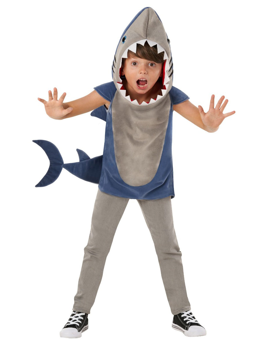 Great White Shark Boys Costume - Alternate Image