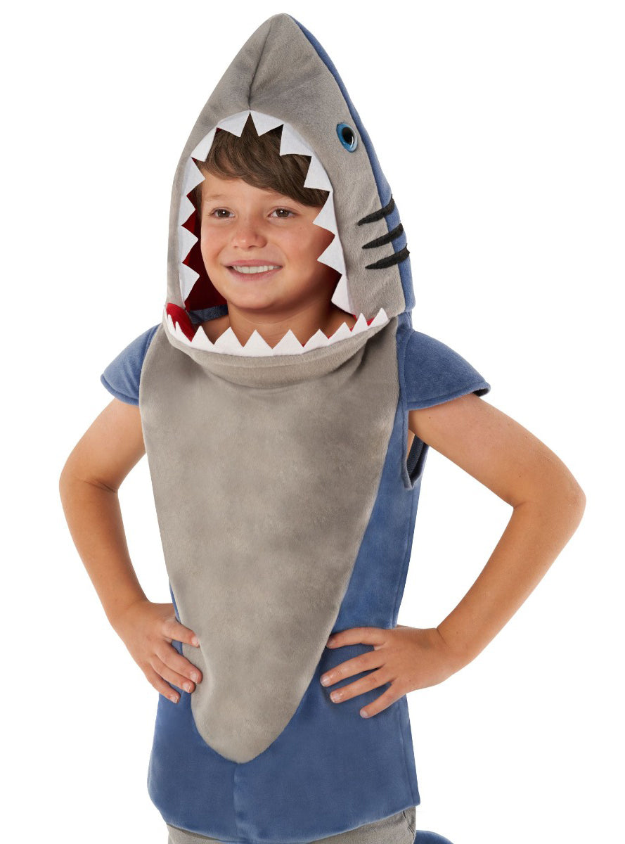 Great White Shark Boys Costume - Close Image