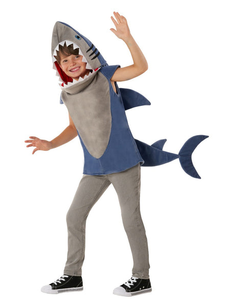 Great White Shark Boys Costume - Main Image