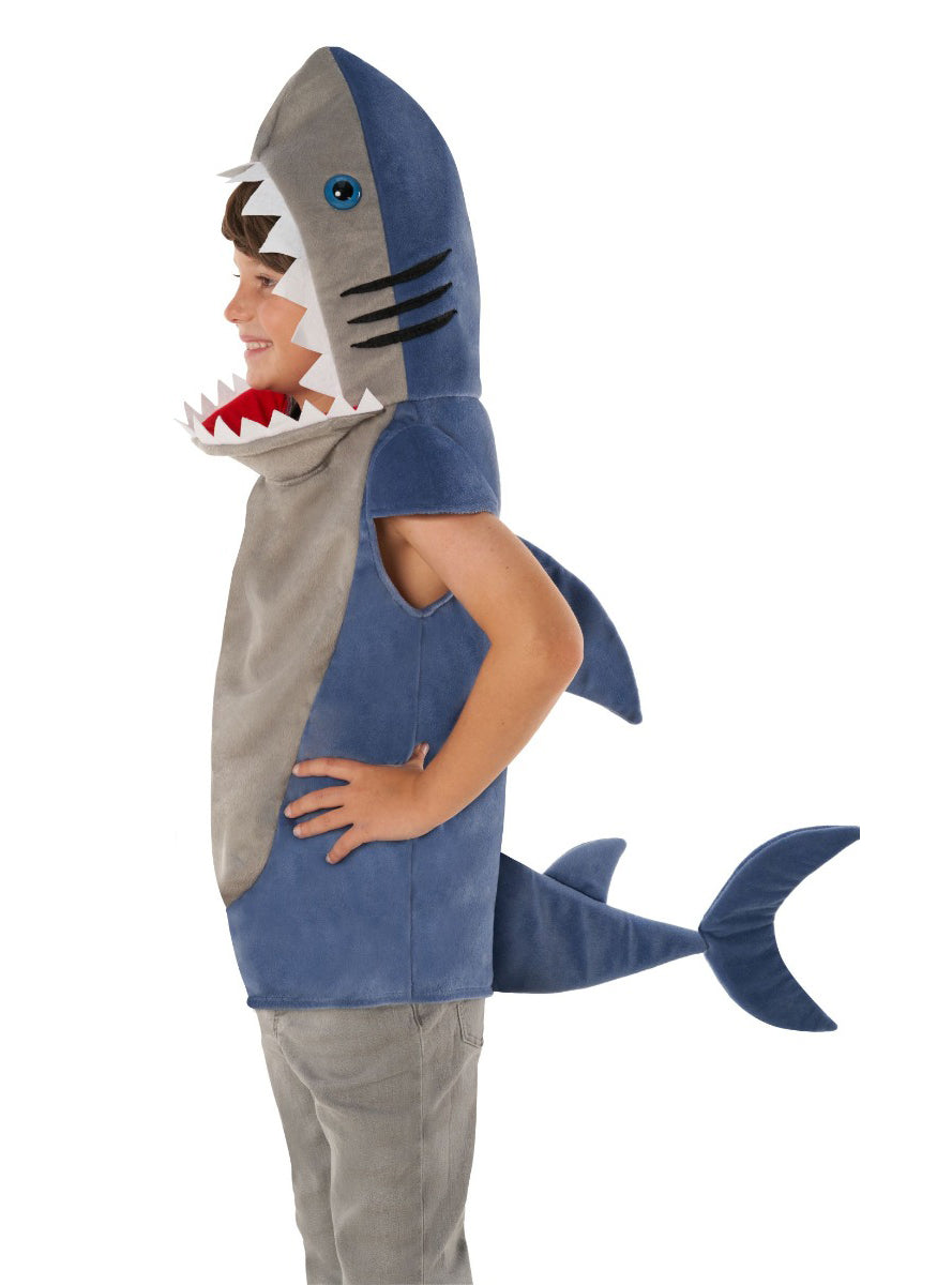 Great White Shark Boys Costume - Side Image