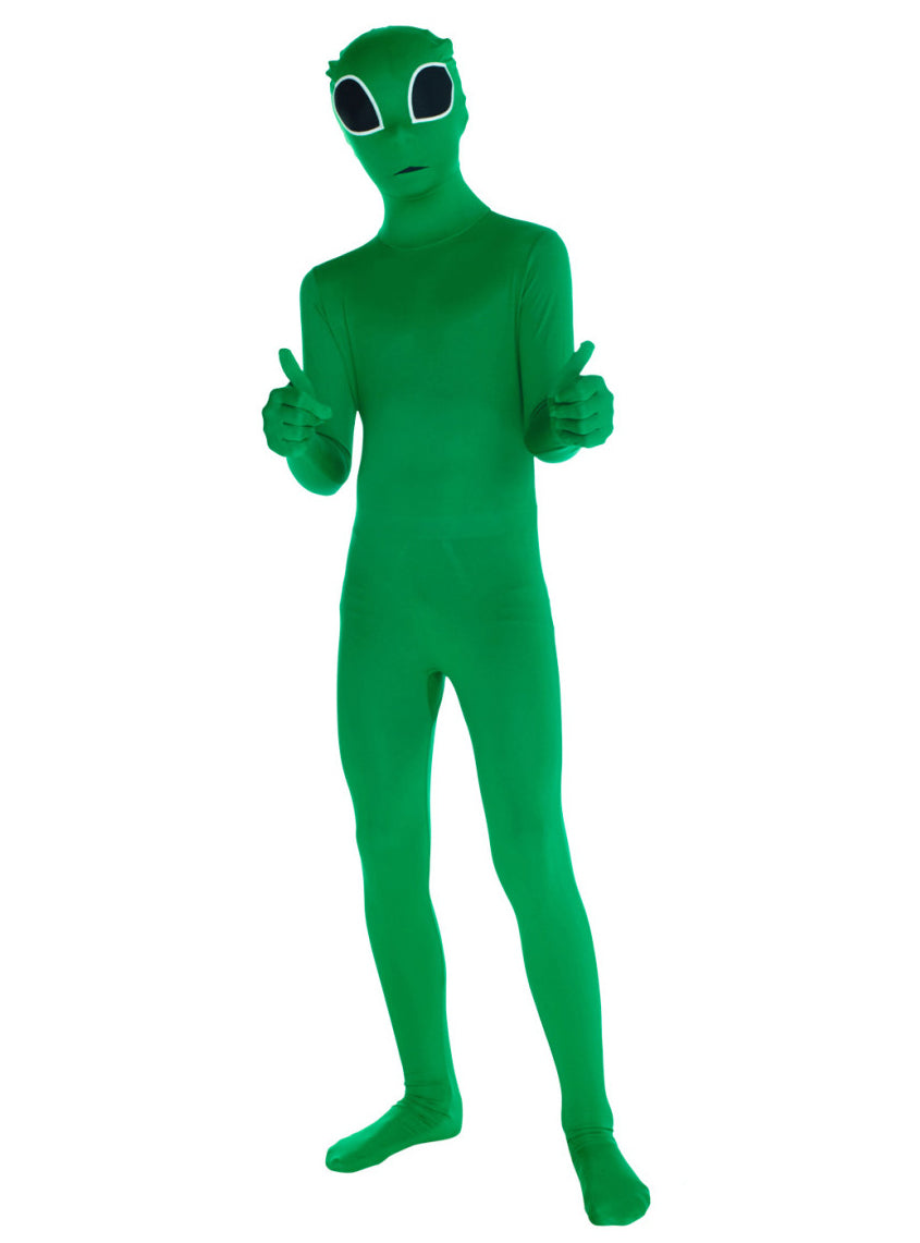 Green Alien Boys Morphsuit - Main Image