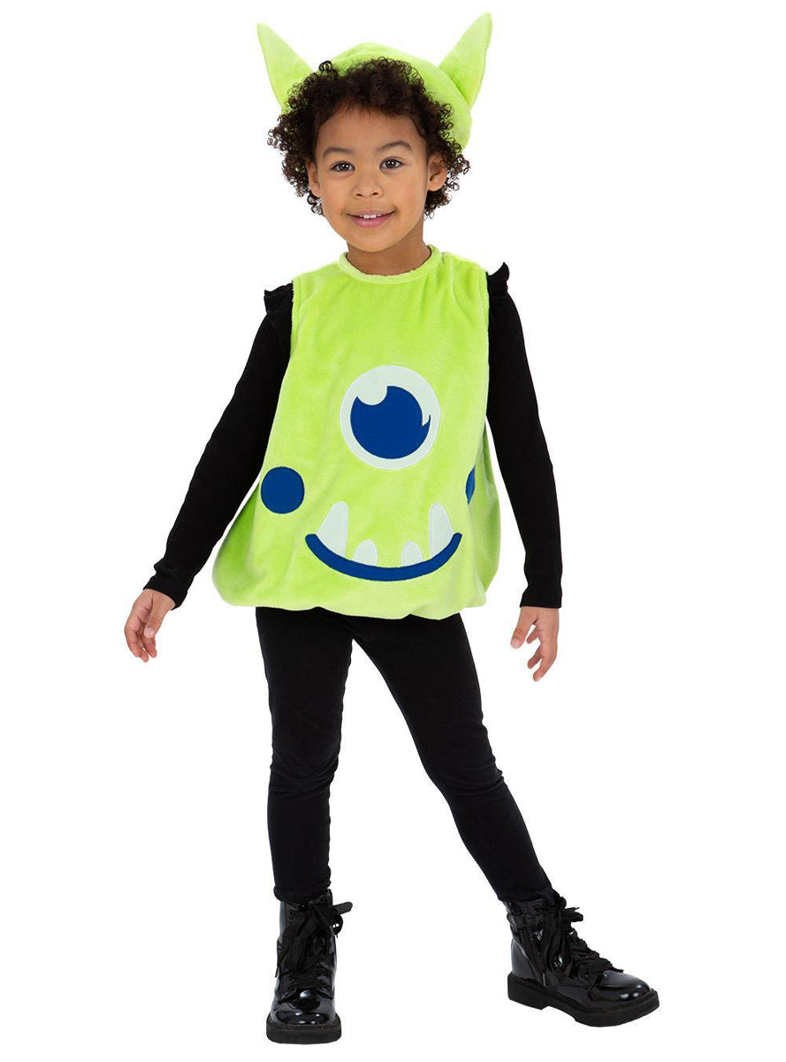 Toddler mike Wazowski monsters inc costume - Main image