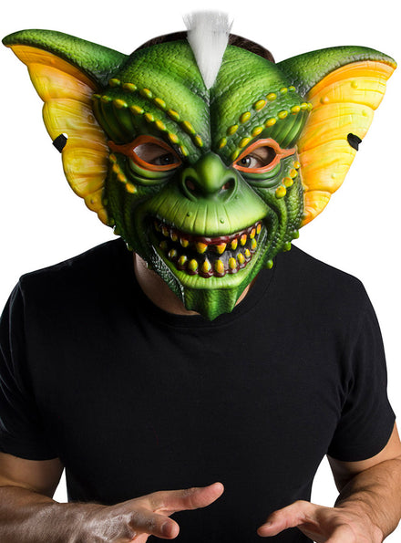 Stripe Adults Gremlins Green Vacuform Character Costume Mask - Main Image