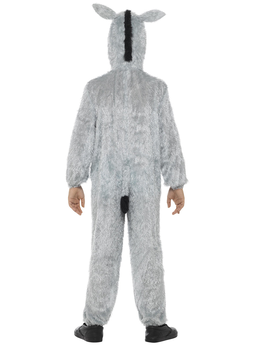 Kids animal donkey onesie costume - Back image