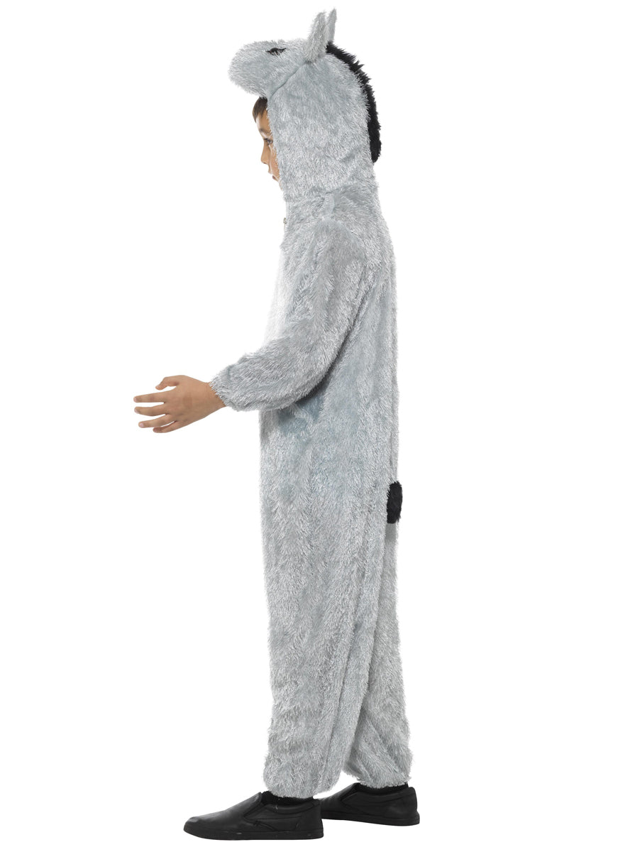 Kids animal donkey onesie costume - Side image