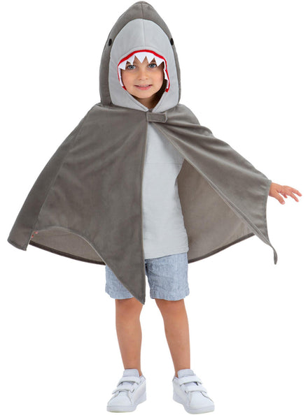 Deluxe Shark Cape Kids Child