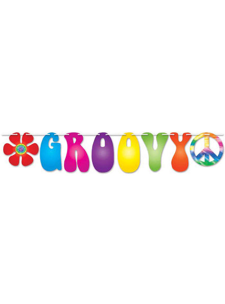 Groovy Peace Sign Banner - Main Image