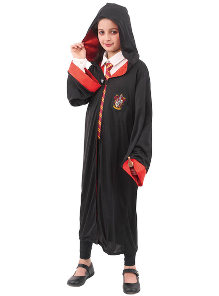 Main Image of Hooded Girls Magical Red House Robe Costume
