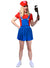Super Red Plumber Womens Mario Costume - Main Image