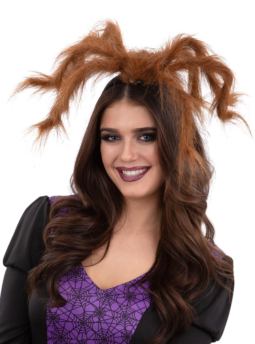 Hairy Spider Halloween Headband - Main Image