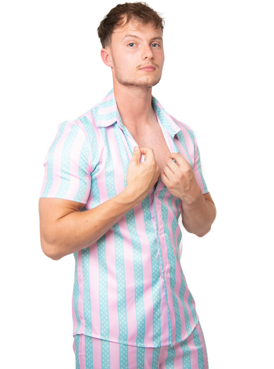Beach Party Mens Ken Doll Costume - Close Image