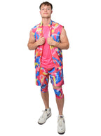 1980s Mens Roller Blade Ken Doll Costume - Main Image