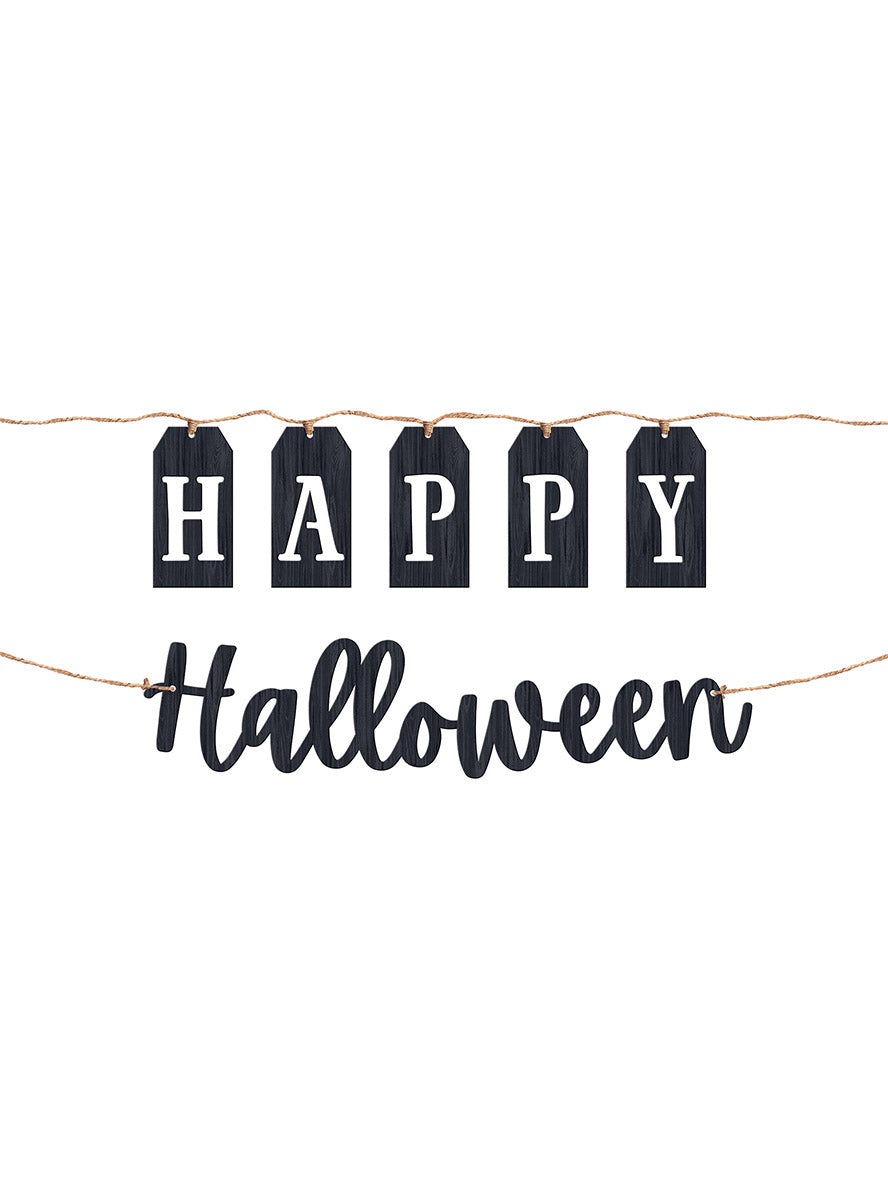182cm Happy Halloween Banner Decoration - Main Image