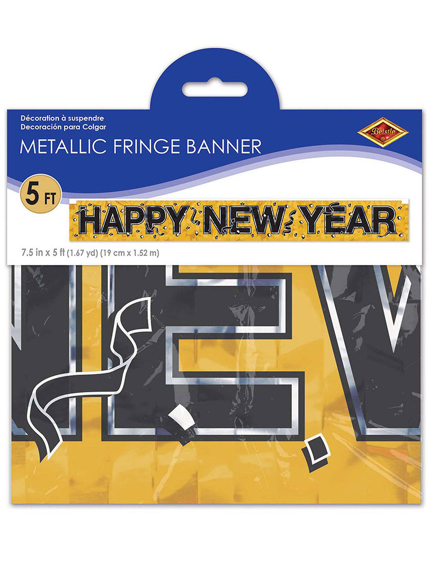 Gold Happy New Year Banner - Packaging Image