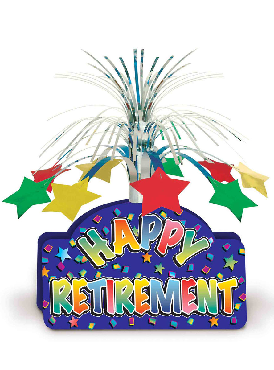 Happy Retirement Table Centrepiece - Main Image