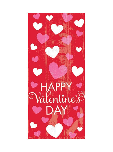 Happy Valentines Day 20 Pack 24cm Small Cello Bags - Main Image