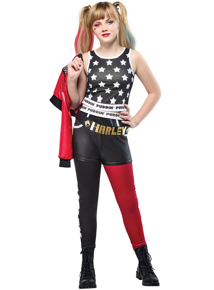 Harley Quinn Girls Costume - Alternate Image