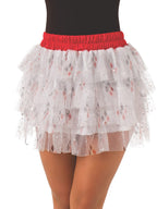 Teen Girls Harley Quinn Ruffled Costume Skirt - Main Image