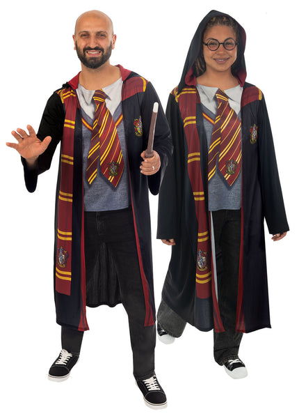 Harry Potter Adults Printed Gryffindor Costume Robe - Main Image