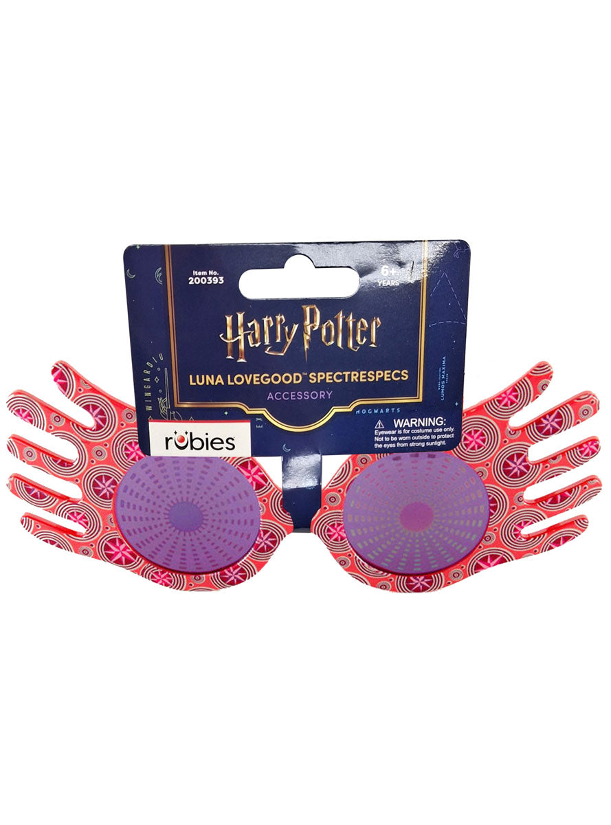 Harry Potter Luna Lovegood Costume Glasses - Pack Image