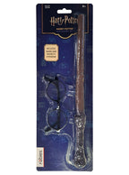 Harry Potter Wand And Glasses Costume Accessory Set - Pack  Image