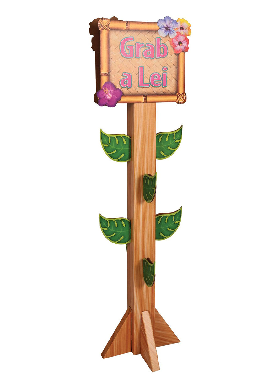 Hawaiian Party 153cm Grab a Lei Station Prop - Main Image