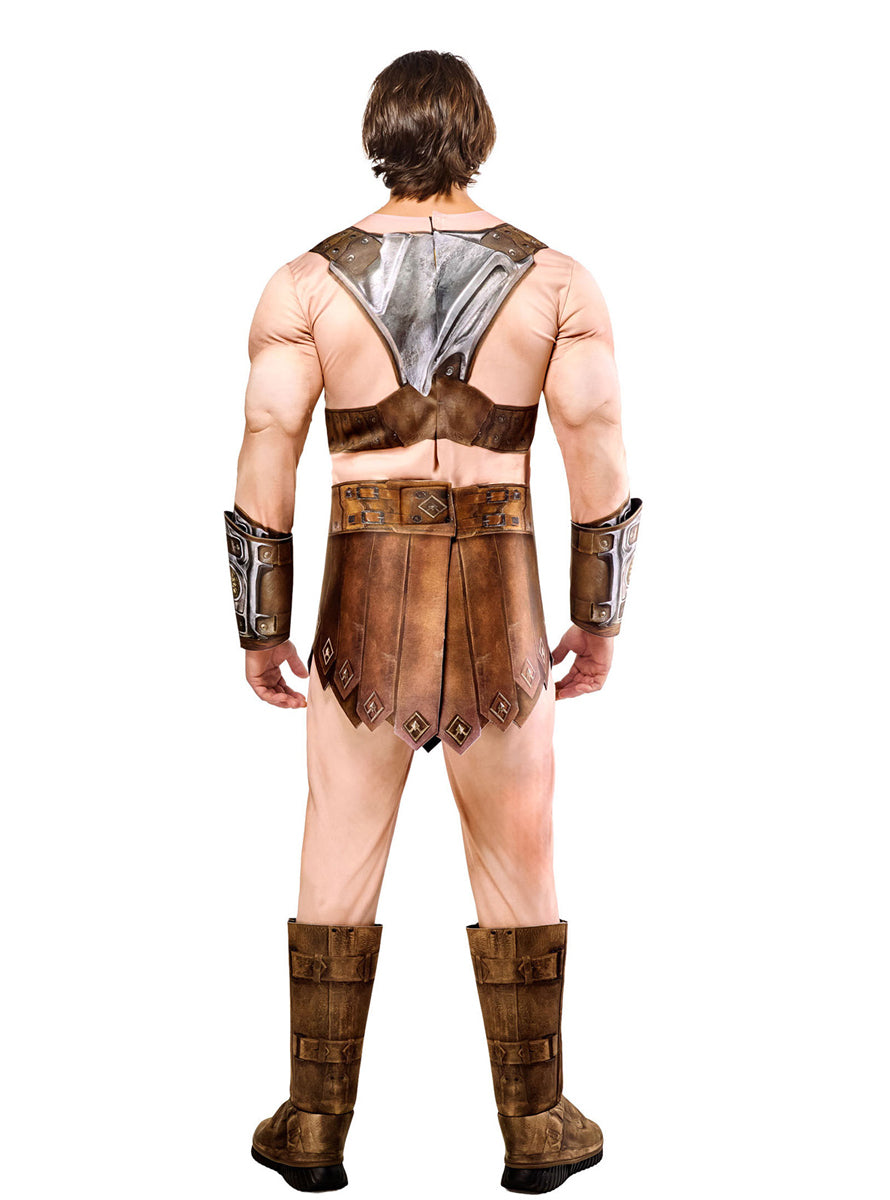 He Man Deluxe Mens Muscle Chest Costume - Back Image