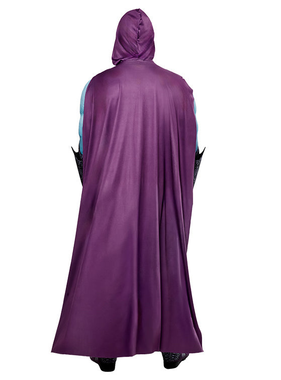 He Man Deluxe Mens Skeletor Muscle Chest Costume - Back Image 2