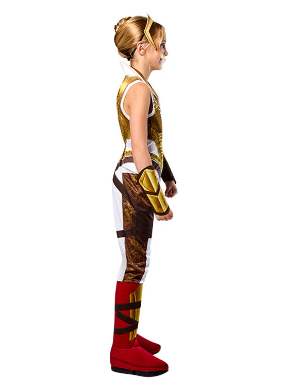 He Man Girls Deluxe Teela Character Costume - Side Image 1
