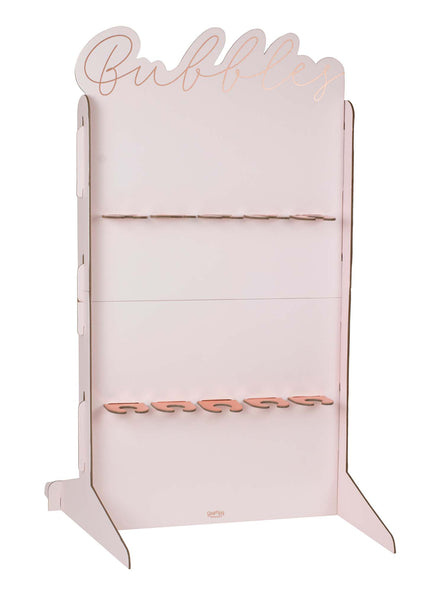 rose gold wedding party champagne wall - main image