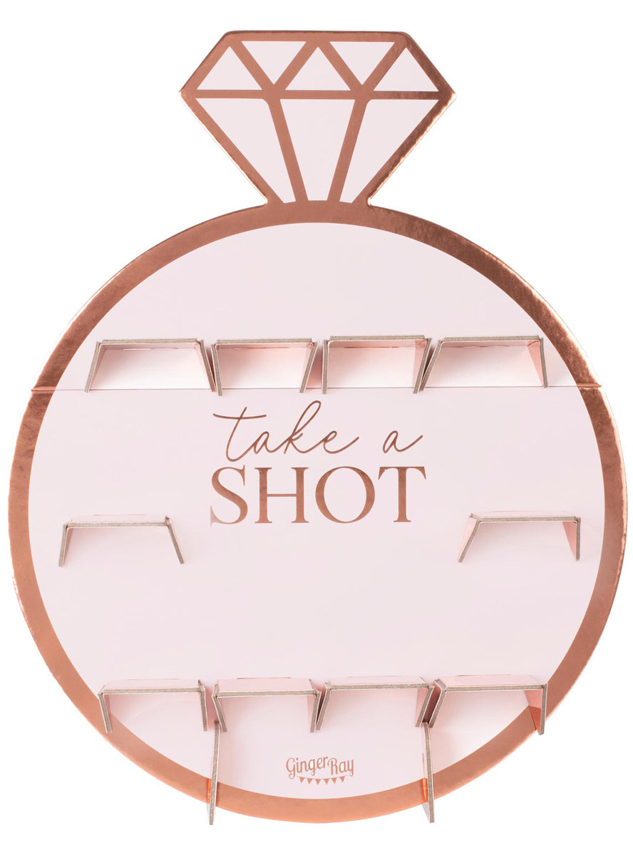 wedding ring shot glass wall - main image