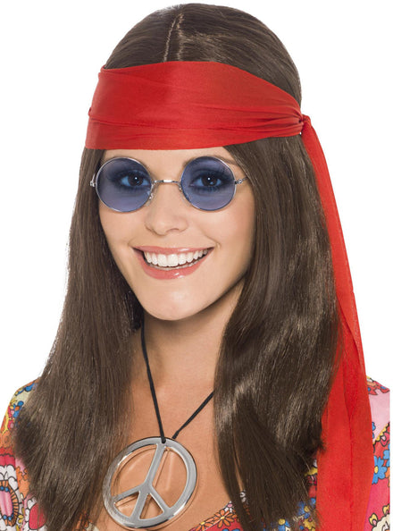 Womens Hippie Chick 70s Costume Accessory Kit