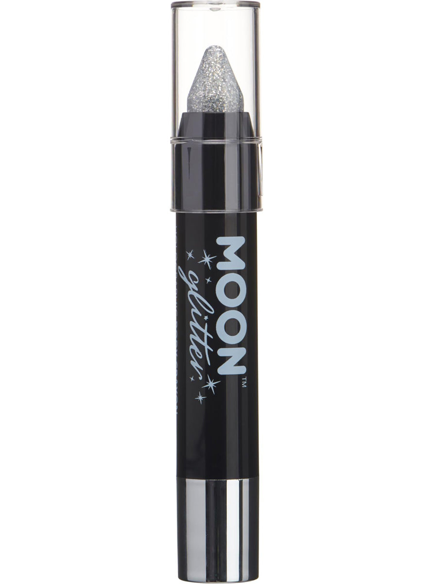 Holograpic Silver Moon Glitter Crayon - Main Image