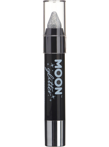 Holograpic Silver Moon Glitter Crayon - Main Image