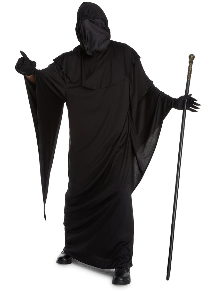 Plus Size Hooded Grim Reaper Mens Costume - Main Image