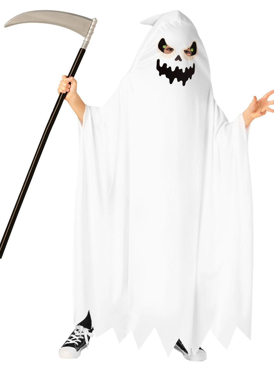 Hooded Boys Halloween Ghost Costume - Alternate Image 2