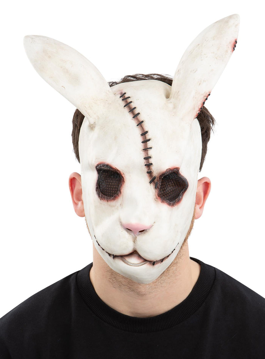 Adults Evil Bunny Halloween Mask - Main Image