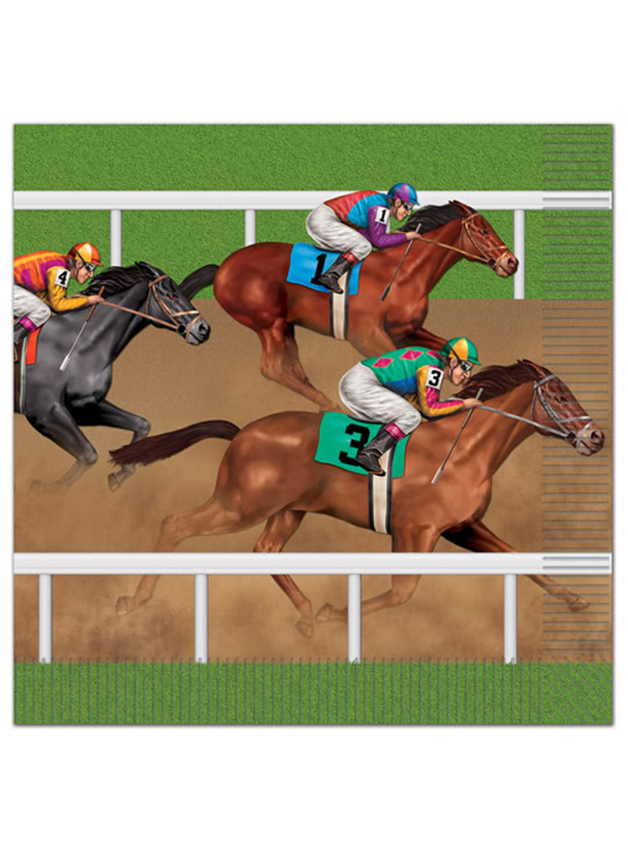 Horse Racing Napkins - Main Image