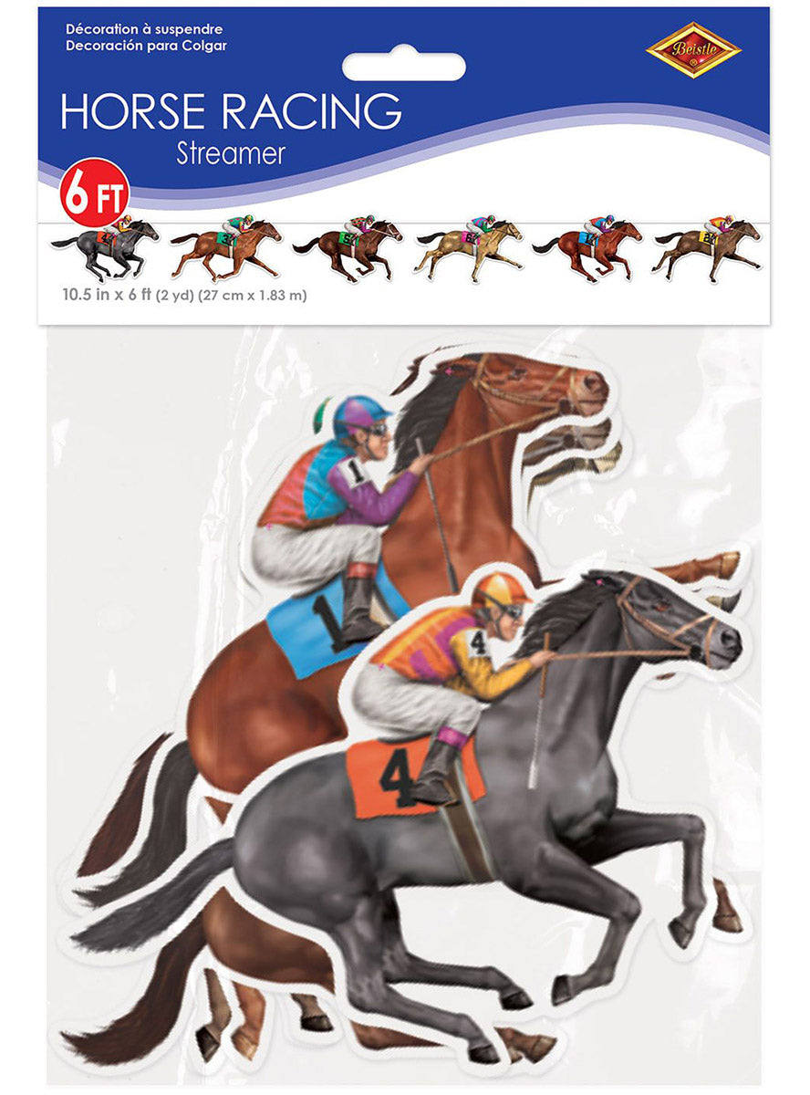 Race Day Horse Garland Decoration - Packaging Image