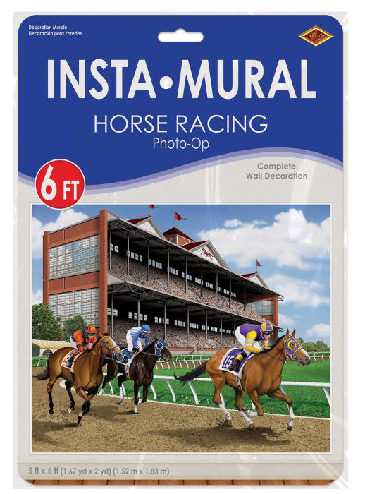 Race Day Scene Setter Wall Decoration - Packaging Image