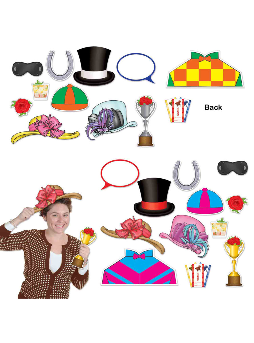 Race Day Cut Out Photo Props - Main Image