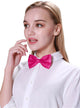 Main image of Hot Pink Satin Costume Bow Tie