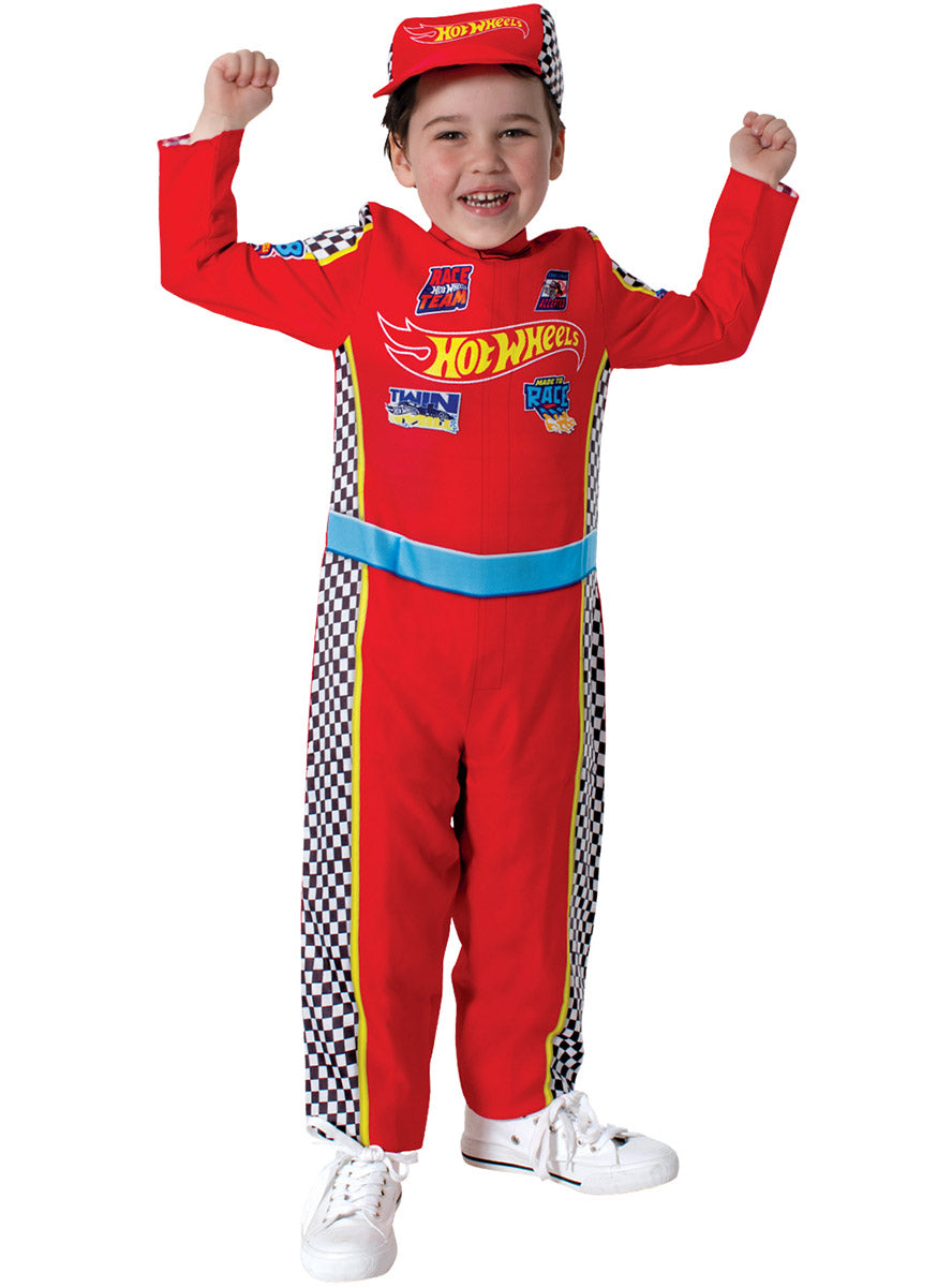 Boys Hot Wheels Racing Costume Race Car Driver Costume