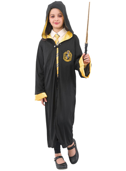 Main Image of Hooded Girls Magical Yellow House Robe Costume