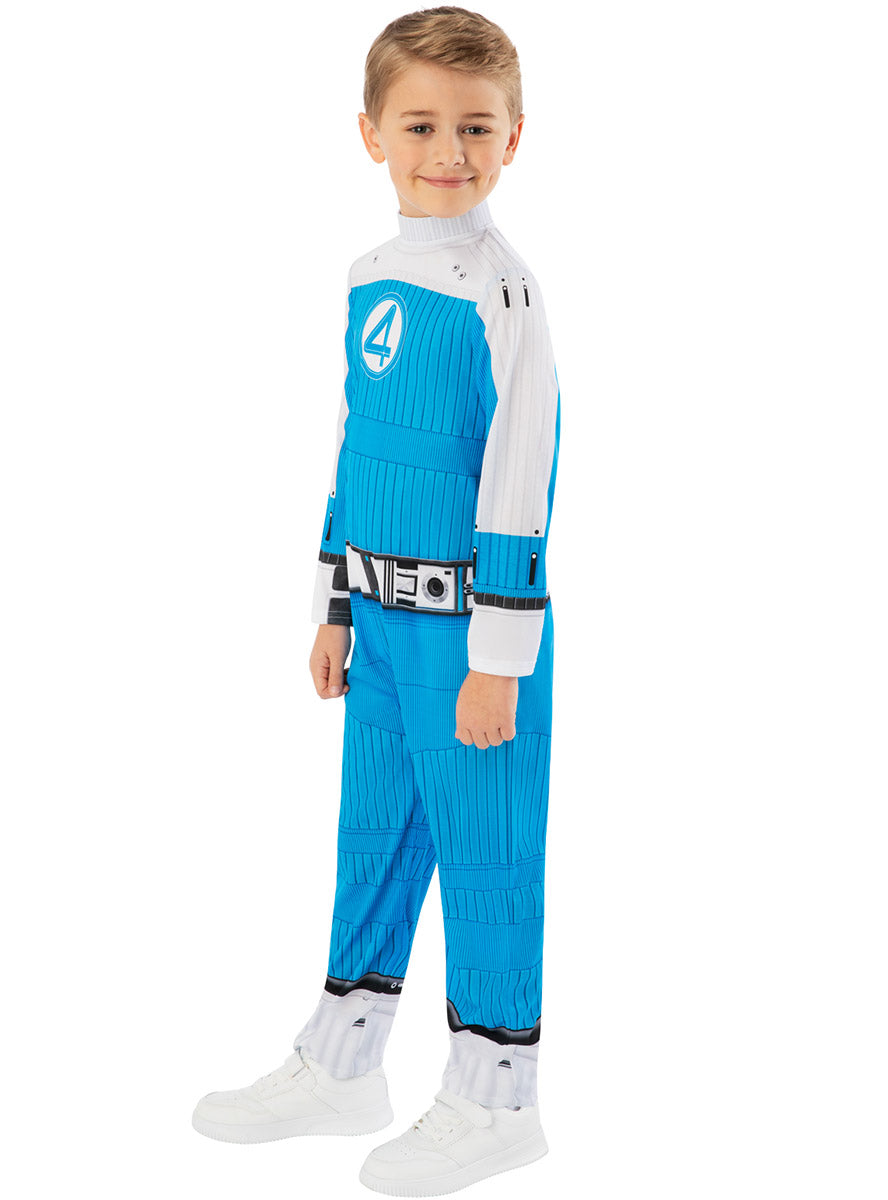 Fantastic 4 Superhero Boys Human Torch Costume - Side Image 2